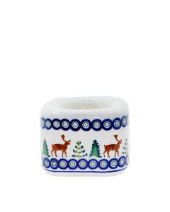 Niedrige rechteckige Kerzenständer