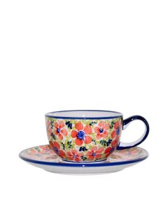 Cup with saucer Lotus Flower (V0,2L)