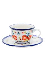 Tasse mit Untertasse Krokusse (V0,2L)