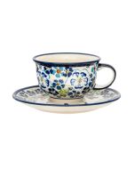 Tasse mit Untertasse Krokusse (V0,2L)
