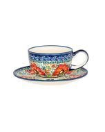  Tasse mit Untertasse Lotus Blume (V0,2L)
