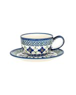  Tasse mit Untertasse Lotus Blume (V0,2L)