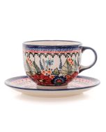  Tasse mit Untertasse Jumbo (V0,5L)