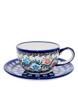  Tasse mit Untertasse Lotus Blume (V0,2L)