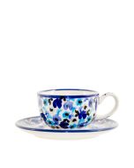  Tasse mit Untertasse Lotus Blume (V0,2L)